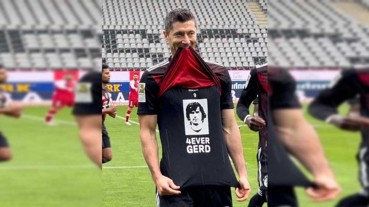 Lewandoski, histórico: Empata la marca de 40 goles en una temporada de Gerd Muller