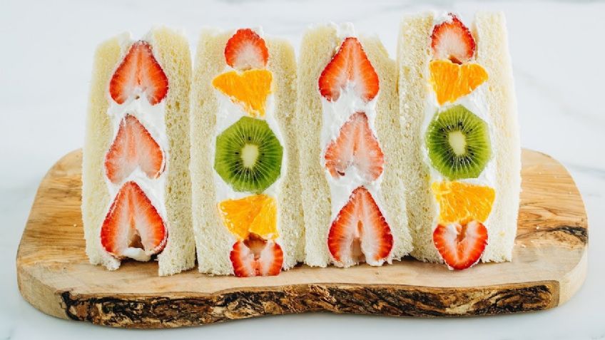 Reinventa el sabor del sándwich con esta fabulosa versión japonesa de frutas