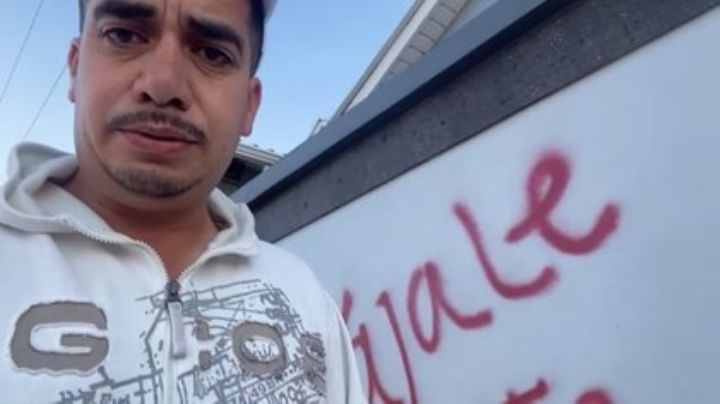 "Bájale o te bajamos": pintan amenaza en casa de candidato a presidencia municipal en Chihuahua