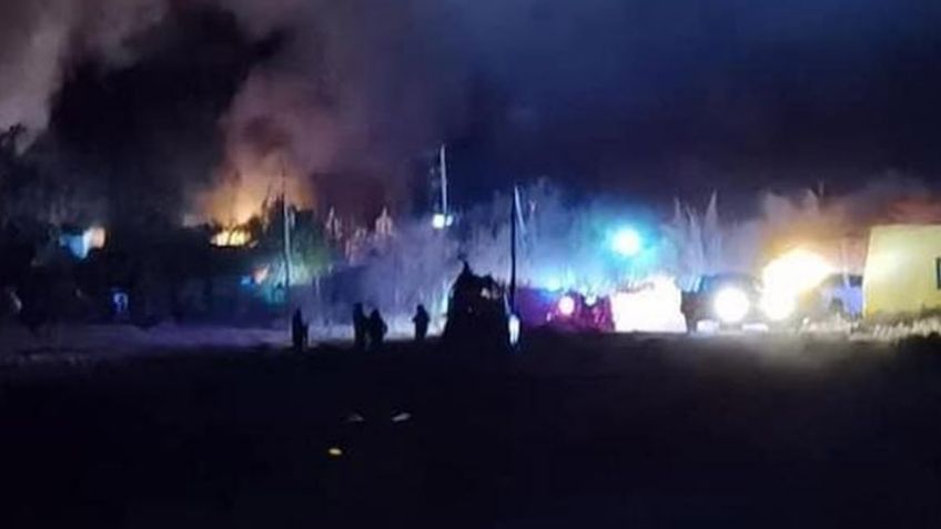 Comando armado irrumpe en rancho de Caborca, Sonora, y lo incendia; hay pérdidas totales