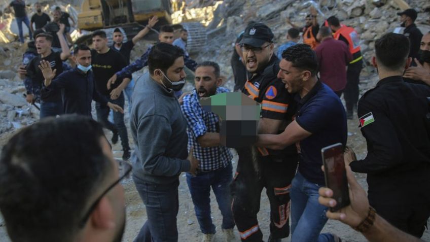 Milagro en plena guerra: Hallan vivo a bebé en escombros por ataque de Israel; toda su familia murió