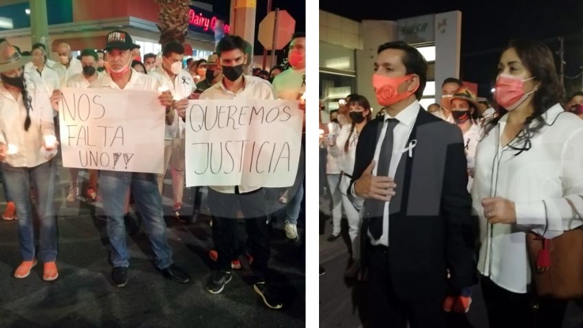 Hermosillo: Simpatizantes de David Figueroa y MC marchan para exigir justica por Abel Murrieta