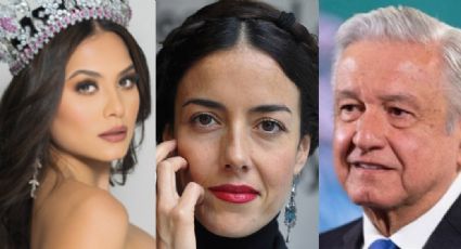 Cecilia Suárez tunde a AMLO por festejar triunfo de Andrea Meza en Miss Universo y la destrozan