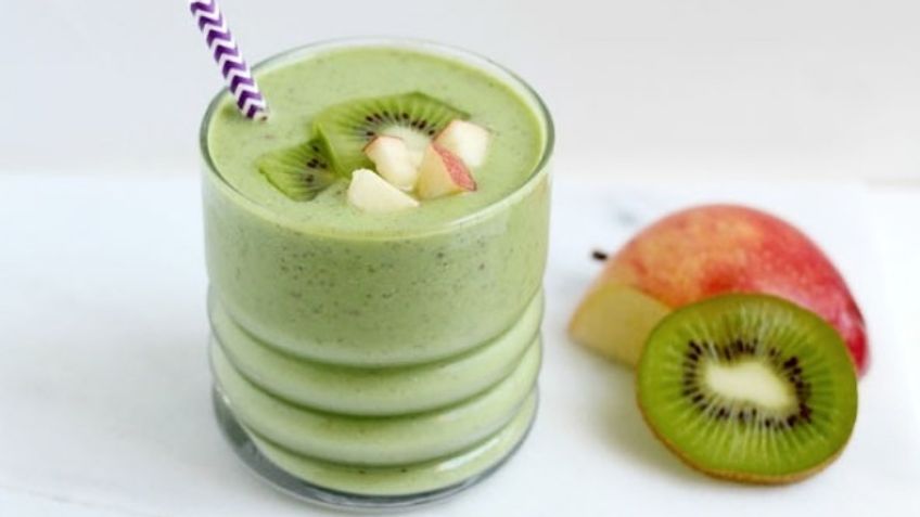 Este jugo de manzana y kiwi será la bebida perfecta para comenzar el día con el pie derecho