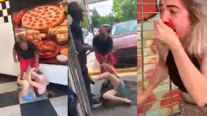 VIDEO: Captan momento en el que dos mujeres se pelean en un Little Caesars de Georgia