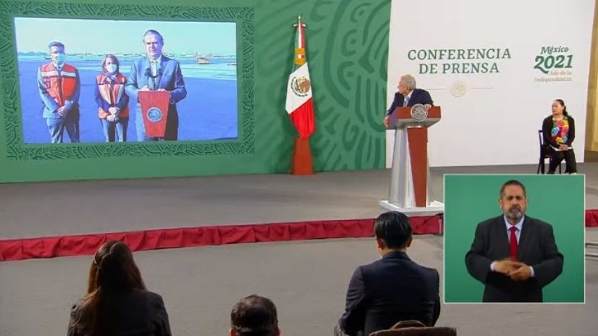 Llegan más de medio millón de vacunas Covid-19; AMLO reitera terminar aplicación en octubre