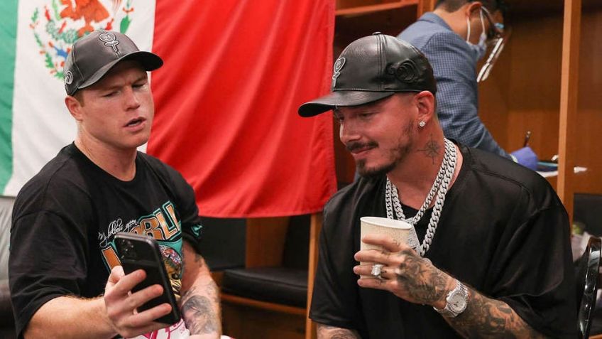 Tras boda del 'Canelo', J Balvin se burla del boxeador por ir a la pelea más real en el matrimonio