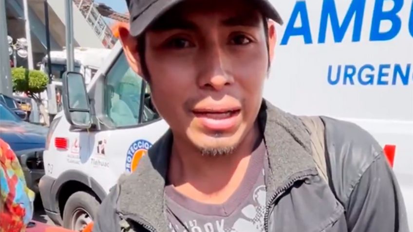 (VIDEO) Lo daba por muerto: Tras ser viral por colapso en Línea 12, Miguel habla con su madre