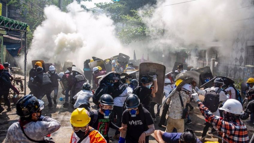 Violencia en Birmania: Seguridad acalla con balas a protestantes; han muerto seis