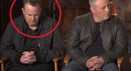 (VIDEO) Preocupa a fans el extraño comportamiento de Matthew Perry en 'Friends': "Me asusta"