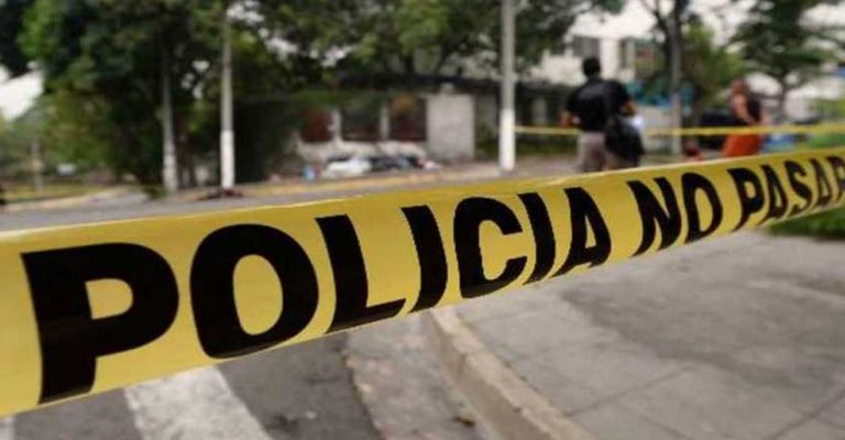 Acordonan el lugar del crimen