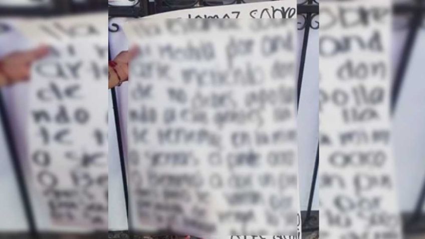 Amenazan a locutora de 'La Súper Grupera' en Empalme; dejan manta en la puerta