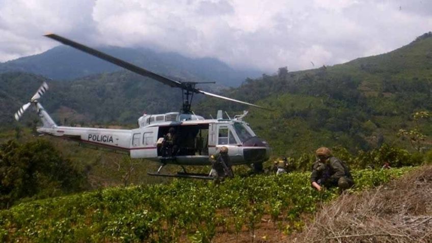 Buscan a 5 policías que viajaban en helicóptero; desapareció tras "aterrizaje de emergencia"