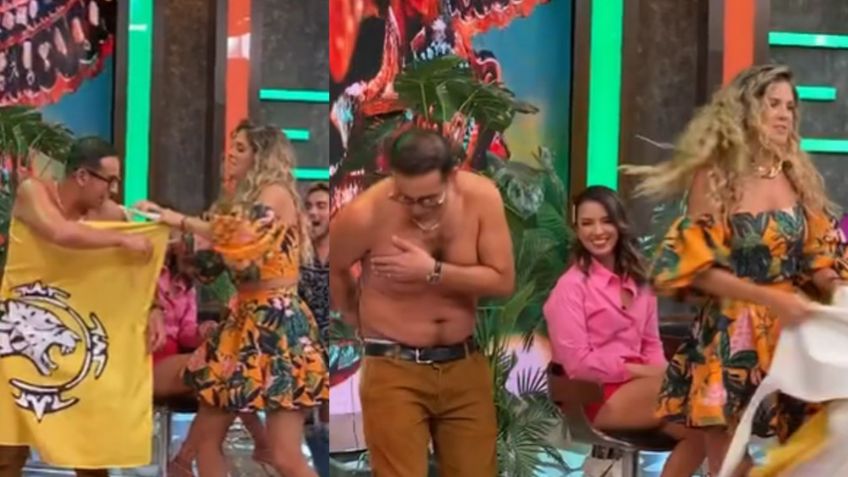 Natalia Alcocer es destrozada en TV Azteca por quitarle la ropa al 'Capi' Pérez: "Es una pesada"