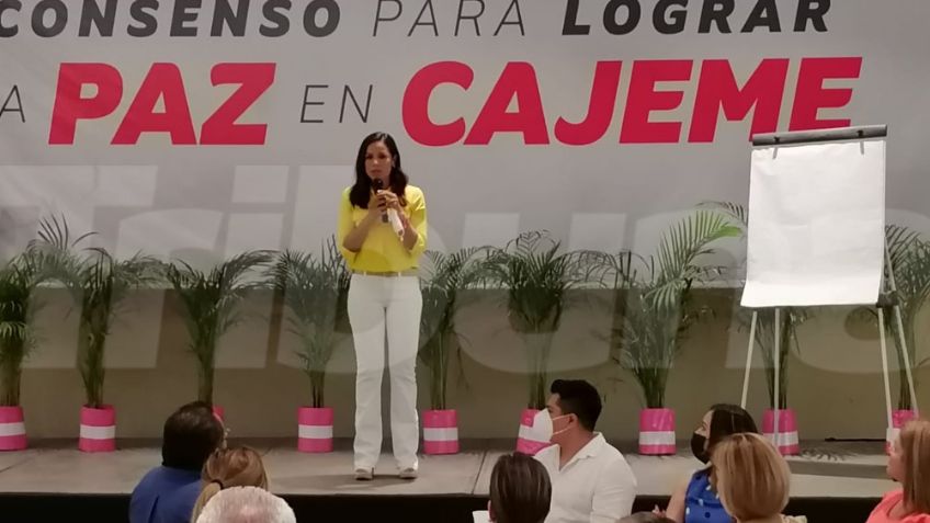 Anabel Acosta realiza taller de ‘Consenso para lograr la paz en Cajeme’