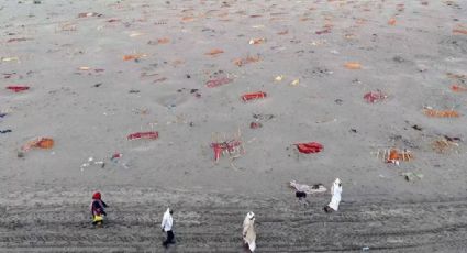 FUERTES IMÁGENES: ¡Macabro! Hallan cientos de pacientes de Covid-19 enterrados cerca del río