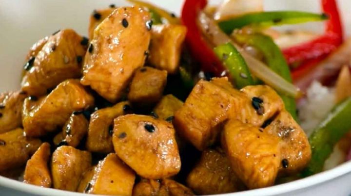 Comida china: Disfruta de este delicioso pollo con salsa de teriyaki; no te arrepentirás