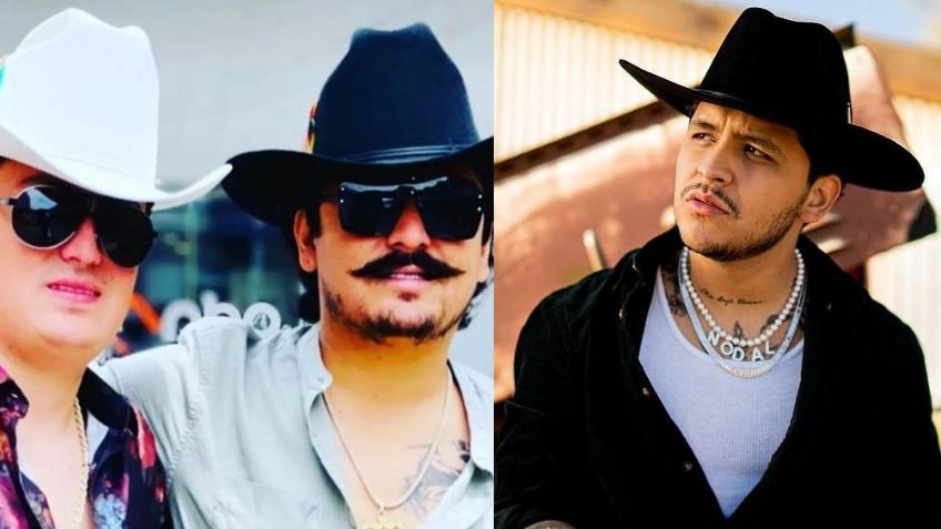 ¿Colaboración? Christian Nodal y Los Dos Carnales sorprenden con esto en redes: FOTO