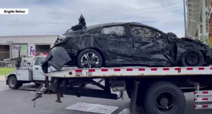 Fatal accidente: Tres hombres mueren tras chocar contra un muro y caer a un arroyo