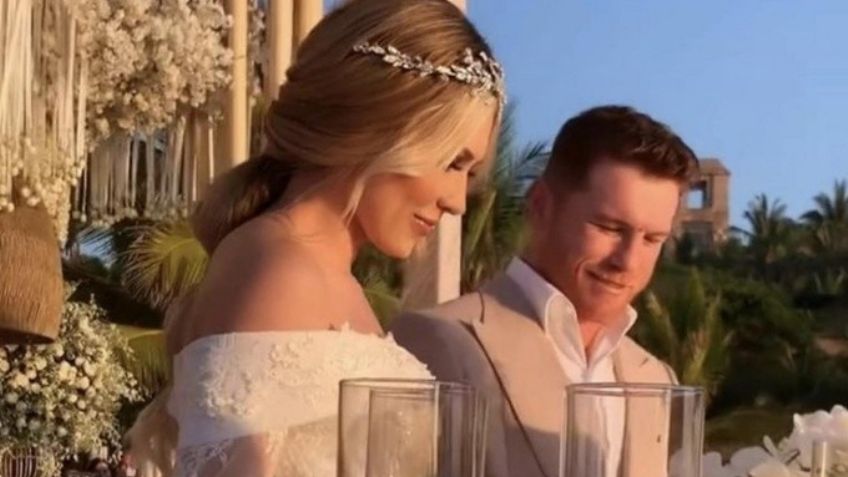 VIDEOS: Rumbo al altar; así fue la llegada de 'Canelo' Álvarez y Fernanda Gómez a su boda