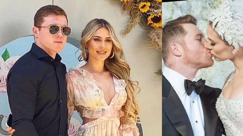 ¡Espectacular! Filtran FOTOS del vestido de novia de Fernanda Gómez; esposa de el 'Canelo'