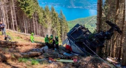 "Se escucharon golpes": Así fue el terrible accidente del teleférico en Italia; hay 14 muertos