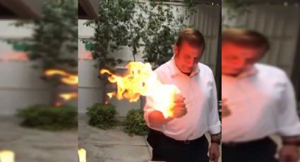 (VIDEO) ¡Impactante! Candidato en Puebla se prende fuego y se vuelve viral