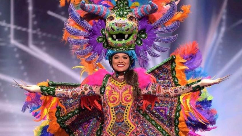 ¿Falta de originalidad? Diseñador acusa robo de idea en traje típico de Andrea Meza