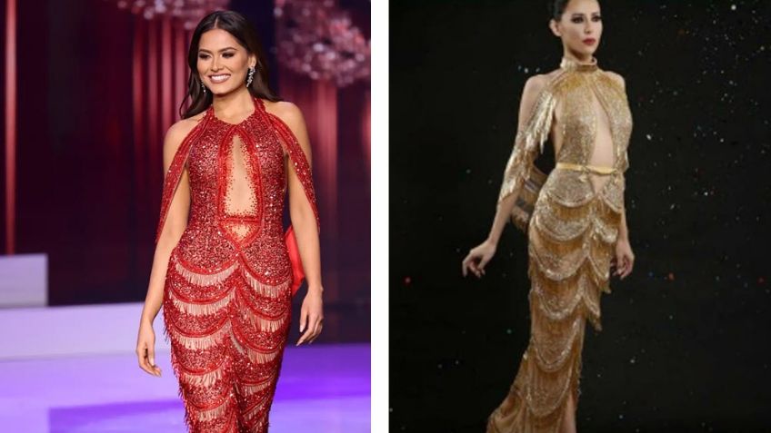 Diseñador aparece en TV Azteca y revela si plagió vestido que lució Andrea Meza en Miss Universo