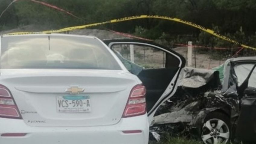 Trágico accidente: Choque en carretera de SLP deja 9 muertos;  3 eran menores de edad