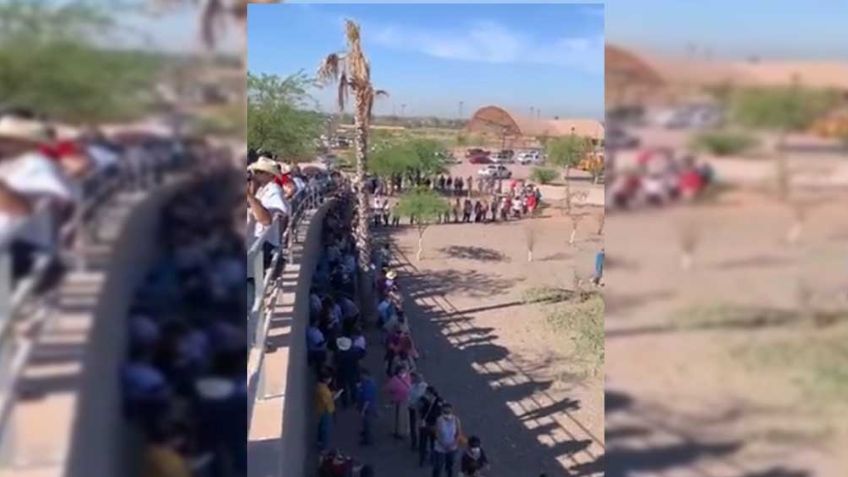 Con gran afluencia, inicia vacunación para personas de 50 a 59 en Cajeme