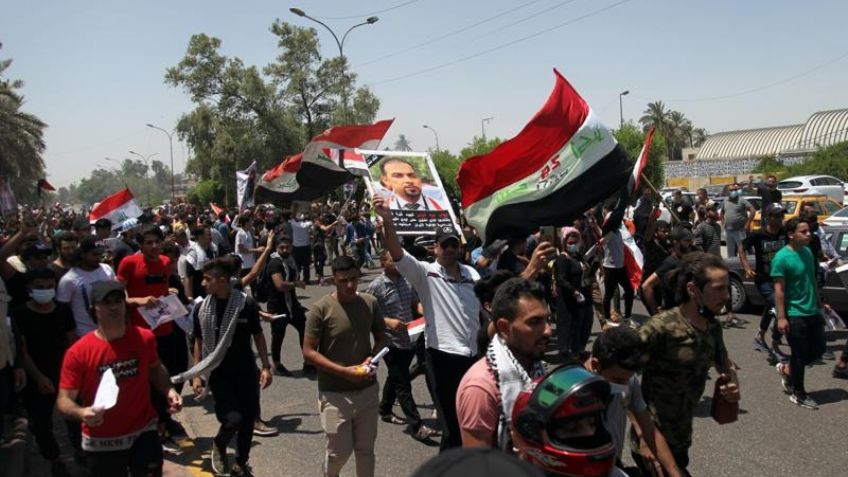Protestas en Irak por muertes de periodistas y activistas dejan varios heridos y 1 muerto