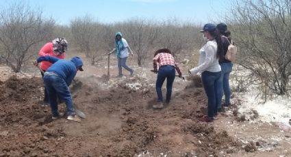 Guerreras Buscadoras encuentran dos osamentas en el ejido Francisco Villa