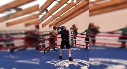 (VIDEO) ¡Impecable! Así lució Julio César Chávez en sesión de sparring a sus 58 años