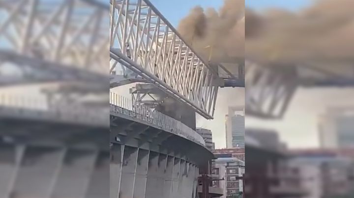 Incendio en el estadio Santiago Bernabeu alarma a aficionados del Real Madrid