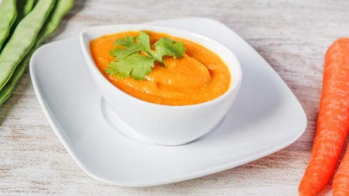 Prepara esta rica crema de zanahoria y haz de la hora de la comida tu momento especial