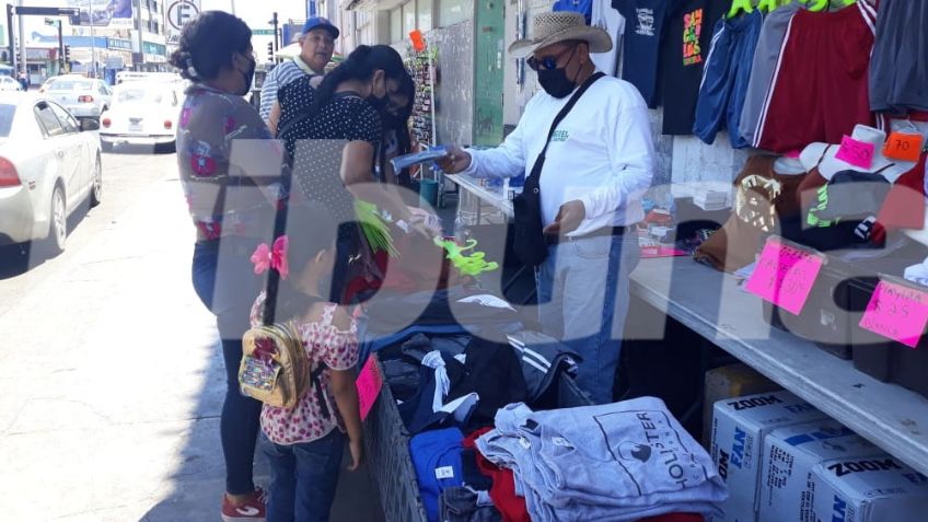 Tras cambio a semáforo verde, venta de accesorios contra Covid-19 va a la baja en Guaymas