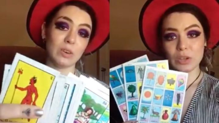 ¡Insólito! Tiktoker es blanco de burlas tras confundir el juego de la lotería con un tarot antiguo