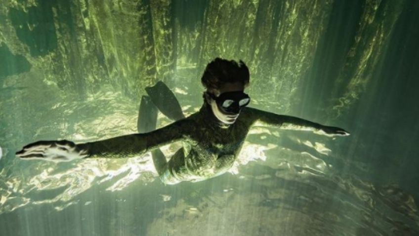 Juanpa Zurita descubre cenote secreto y se sumerge 25 metros: "Parece de otro planeta"