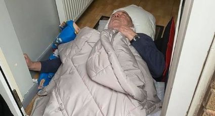 ¡Pasaron 3 horas! Anciano con cáncer espera tirado en la lluvia a que lleguen paramédicos