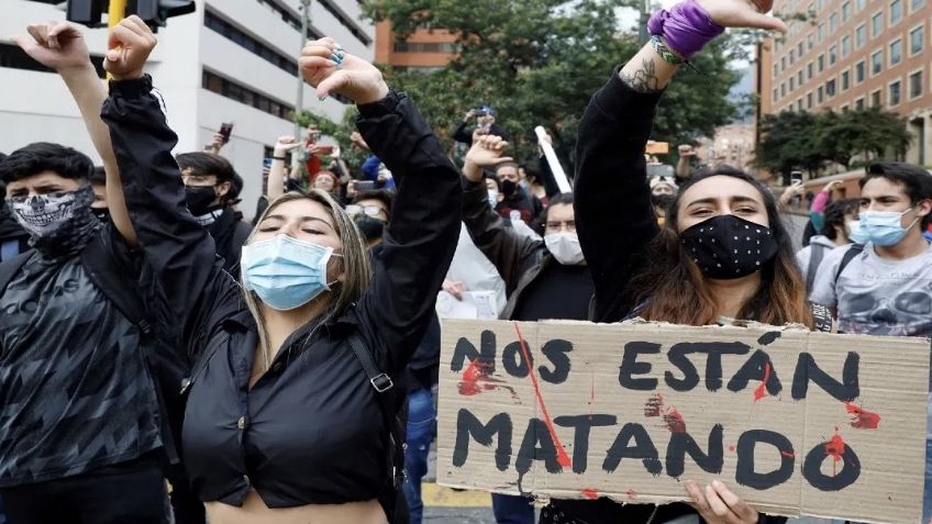 Colombia rompe récord de muertes por Covid-19 en un día; las protestas continúan