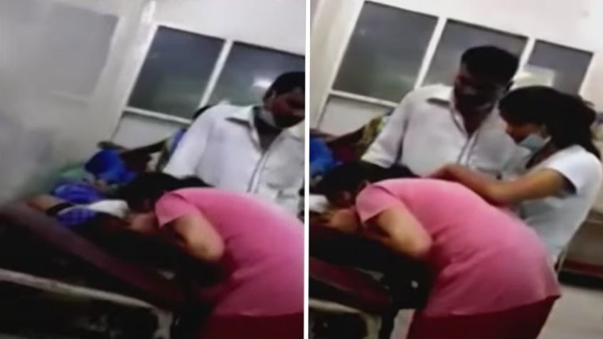 FUERTE VIDEO: ¡Devastador! Mujer intenta revivir a su madre MUERTA por Covid-19 en hospital
