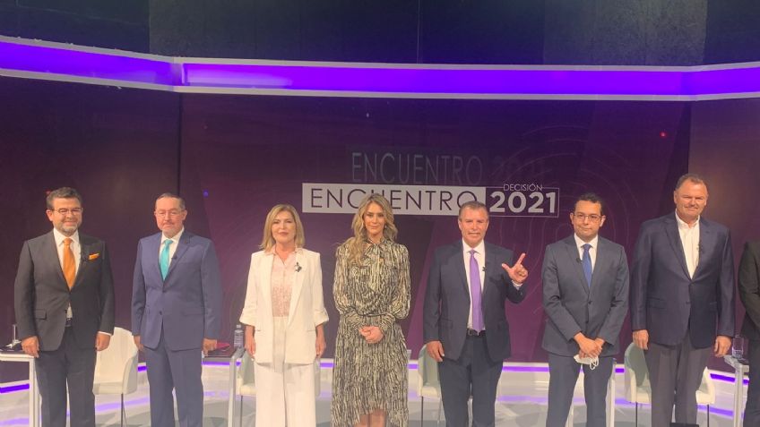 Ricardo Bours convence en debate televisivo; "no tuvo la cara para venir", reclama a Durazo