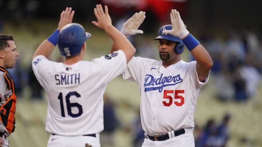Albert Pujols da HR 670 y pasa a Ruth en hits de extrabases; Dodgers caen ante Gigantes