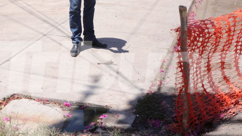Ciudad Obregón: Vecinos de Villa California denuncian principio de socavón