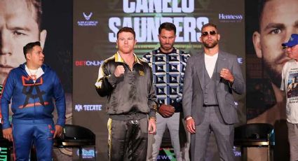 'Canelo' y Saunders tuvieron su último cara a cara previo al pesaje