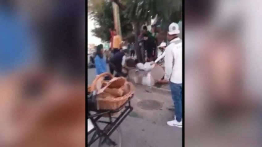 VIDEO: Vecinos dejan sin ropa a ladrones por amenazar con cuchillo a una embarazada