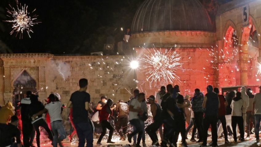 VIDEO: Enfrentamiento entre palestinos y policías de Jerusalén deja 169 heridos
