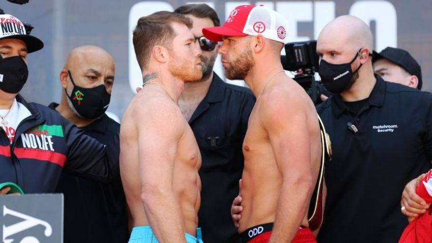 Billy Joe Saunders y 'Canelo' Álvarez superan la báscula y 'hay tiro' en el el AT&T Stadium
