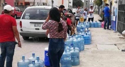 Escasez de agua en Tamaulipas provoca cierre de purificadoras y causa caos entre los pobladores